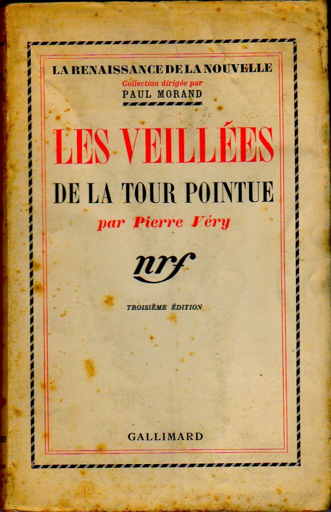 couverture de l'édition 1937 du livre "les veillées de la tour pointue"